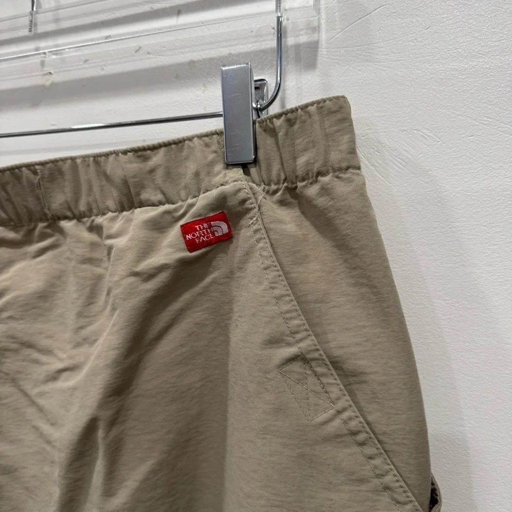 The North Face Khaki Cargo Shorts Outdoor Hiking Camping Casual